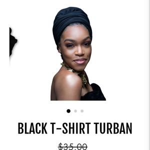 Satin lined turban hair wrap